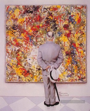 Norman Rockwell Painting - el conocedor 1962 Norman Rockwell
